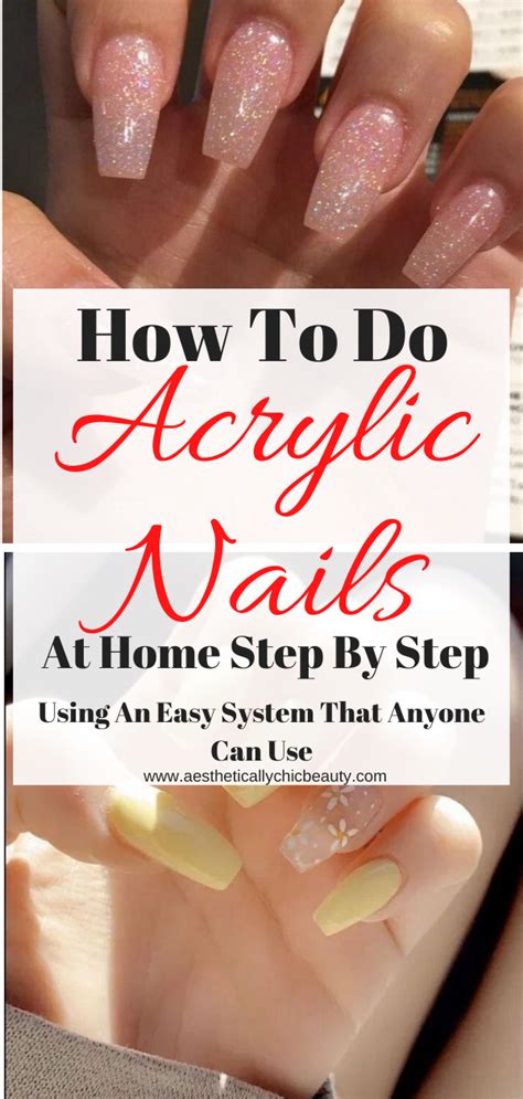 How To Do Acrylic Nails At Home Step By Step A Beginners Guide