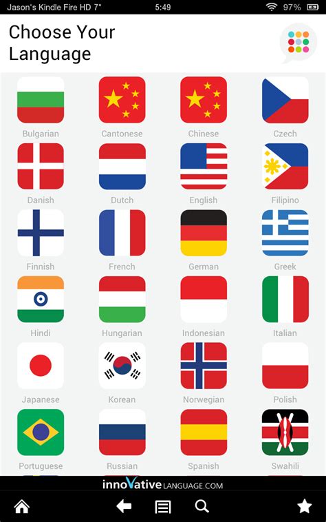 The original amazon app remains. Innovative Language 101 - Learn English, French, Japanese ...