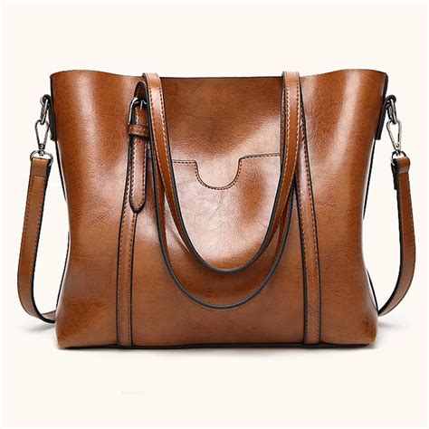 Luxury Leather Tote Handbags Semashow