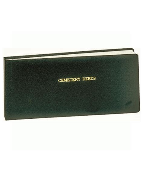 Cemetery Deed Book Reillys Church Supply And T Boutique