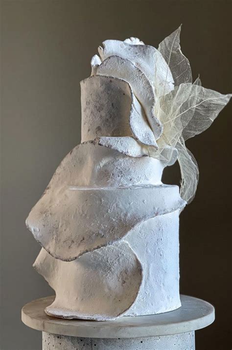 Beautiful Wedding Cake Trends Sculptural Cake Design