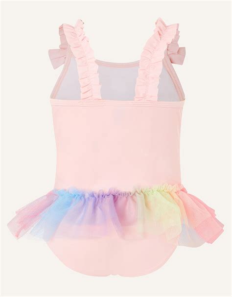 Baby Ice Cream Skirted Swimsuit Pink Baby Girl Beach And Swimwear