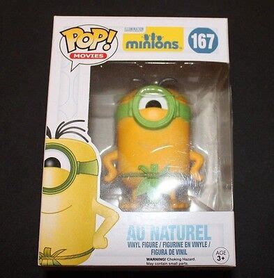 NEW Au Naturel Funko Pop Minion Minions 167 Vinyl Figure Naked Nude