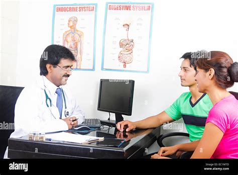 Indian Doctor Clinic Patient Stock Photo 76255185 Alamy