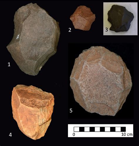 Example Lithic Artefacts Collected During January 2015 Fieldwork 1