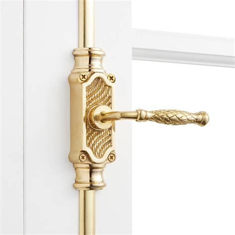Havering Brass Window Cremone Bolt In Polished Brass Signature