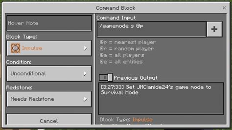 How to get a command block. Simple commands for command blocks | Minecraft Amino