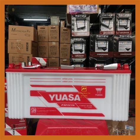 Jual Aki Basah Yuasa Pafecta N120 115F51 12V 120Ah Battery Truk Kapal