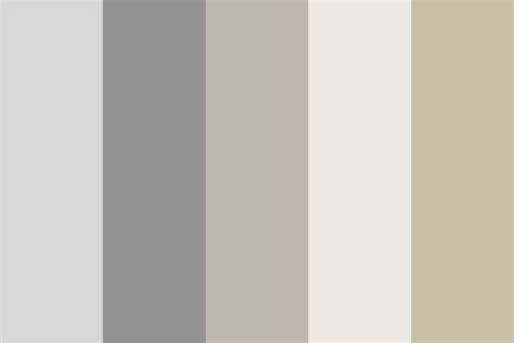 White And Grayish Colors Color Palette