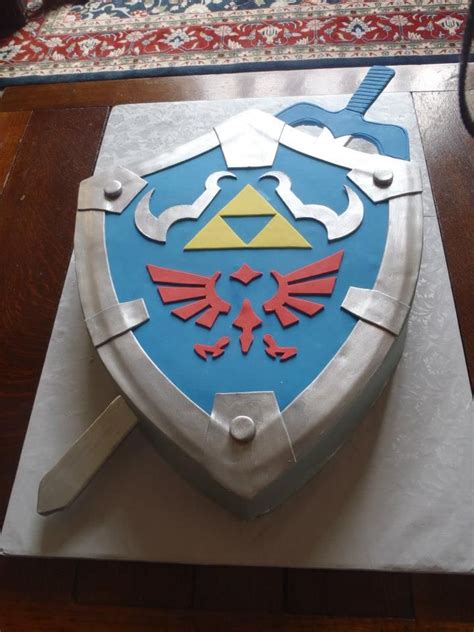 Legend Of Zelda Hylian Shield Cake Cakes By Mom And Me Llc