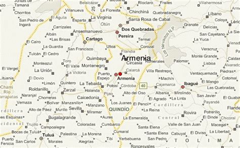 Mapa De Armenia Quindio