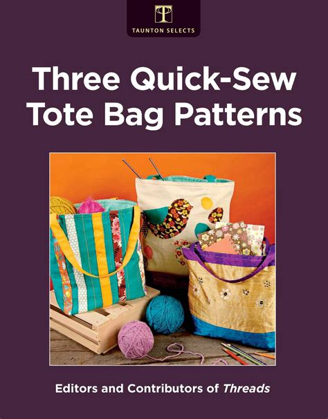 Three Quick Sew Tote Bag Patterns Preview Calameo Downloader