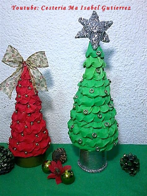 Pinos Navideños De Papel Diy How To Make Paper Christmas Trees