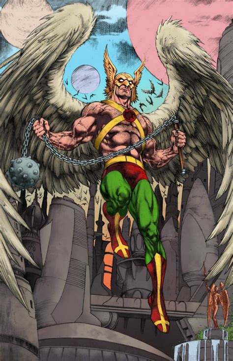 Hawkman Collaboration With Jose Luis Art Color By Garypahls On Deviantart