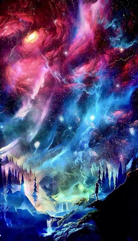 Cosmic Skies Fantasy Wall Art Galaxy Art Galaxy Wallpaper
