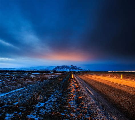 Iceland Nature Road Scenery Hd Wallpaper Peakpx