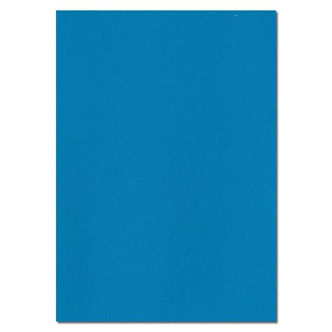 50 Blue A4 Sheets Kingfisher Blue Paper 297mm X 210mm