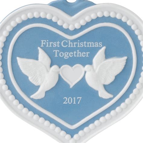 Our First Christmas Together Christmas Ornament 2017 Wedgwood