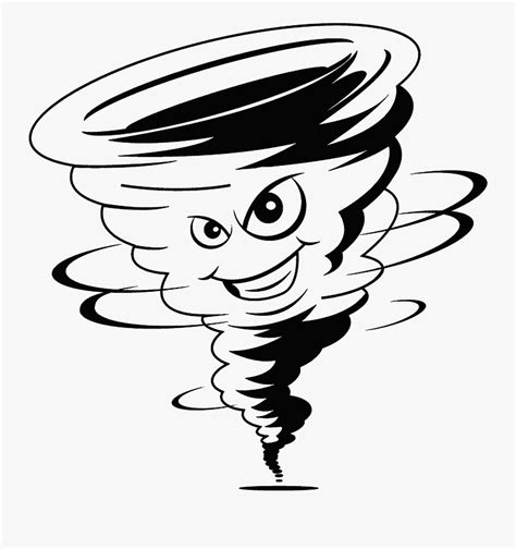 Cartoon Transparent Background Tornado Clipart Img Baha