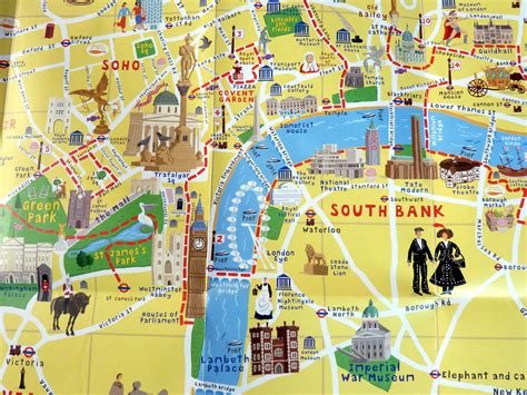 Mapa Turistico Londres 2013 Mapa