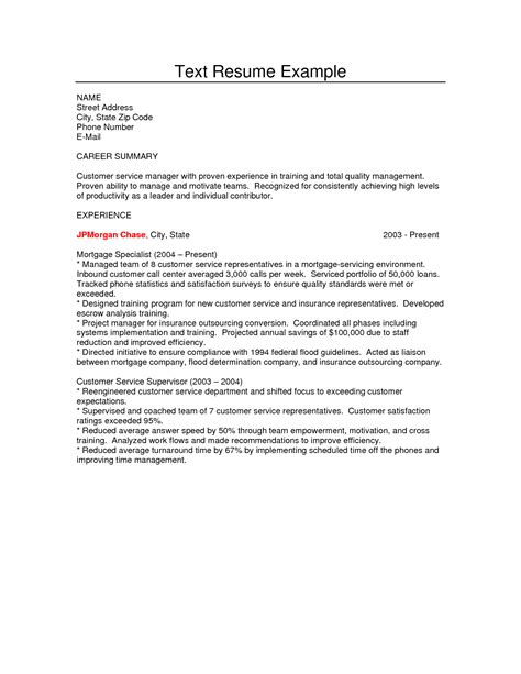 A cover letter is a special job application document that is used to introduce the contents of a resume to a recruiter. 12 Examples Of Plain Fonts Images - Plain Text Resume ...