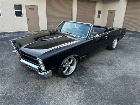 1965 Pontiac Gto Convertible Triple Black For Sale