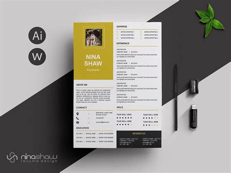 A basic black and white resume on times new roman is not going to make you stand out from the crowd or benefit your job a cv and cover letter. 15 One Page Resume Templates Examples of 1 Page Format