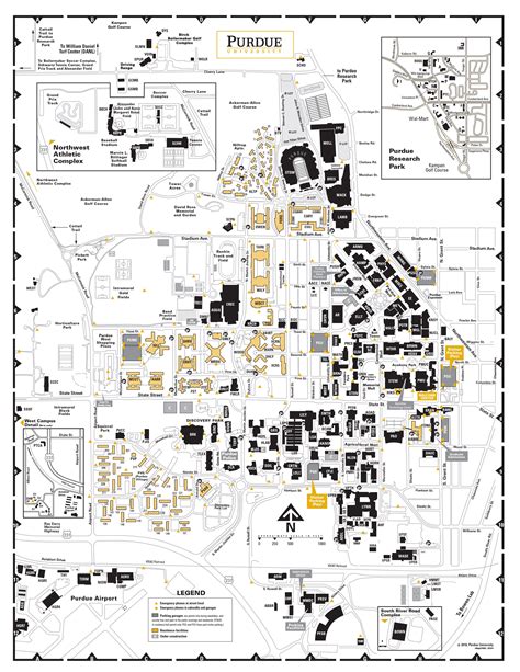 Purdue Campus Map West Lafayette