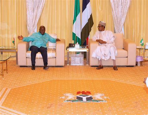 Photo News Ghanaian President Visits Buhari The Elites Nigeria