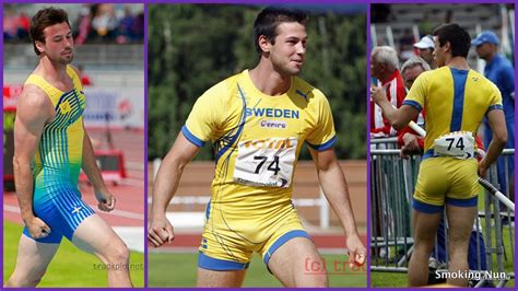 Sexy Björn Barrefors Is A Swedish Decathlete And Heptathlete Has A Big Bulge Athletic Men