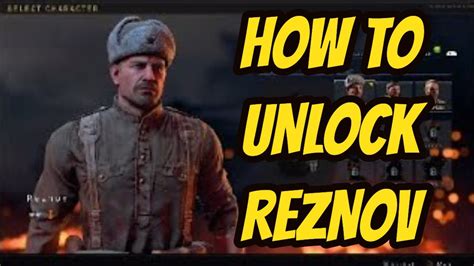 How To Unlock Reznov In Blackout Youtube