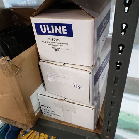 3 Boxes Of Uline Packing List Envelopes
