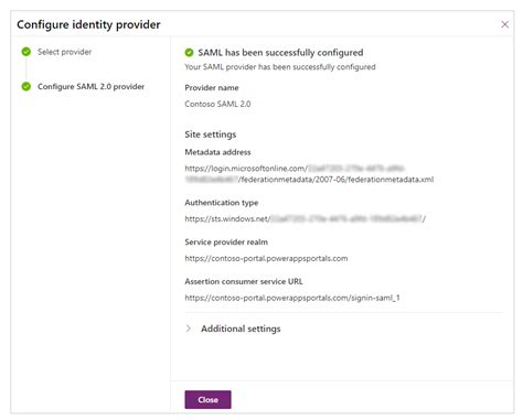 You can change this later in the microsoft azure portal. SAML 2.0 configureren voor portals met Azure Active ...