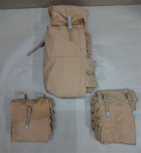 German Wwii Engineer Assault Pack Backpack With Pioneer Pouches Ya069