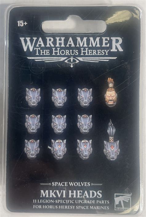 Warhammer The Horus Heresy Space Wolves Mkvi Heads Forge World 40k Ebay