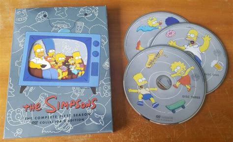 The Simpsons Complete First Season Dvd 2011 4 Disc Set 1 Tv Show