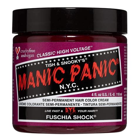 Manic Panic Semi Permanent Hair Color Fuschia Shock