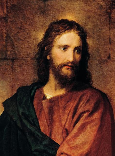 Jesus Christ Portrait Painting By Heinrich Hofmann Fine Art America