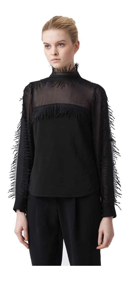 Next day delivery & free returns available. RAIN LACE TRIM LONG SLEEVE BLOUSE