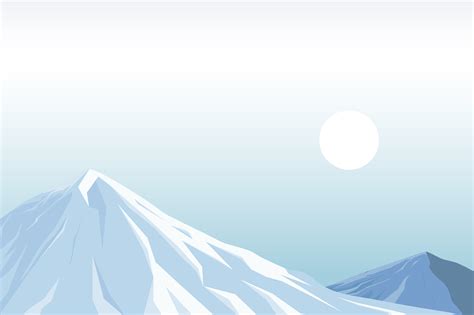 Illustration Of Snow Mountain Graphic By Sabavector · Creative Fabrica