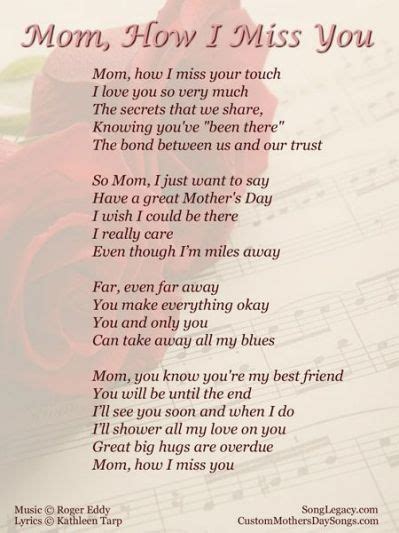 Missing Mom Poems From Daughter Mom In Heaven Mom Poems Miss You Mom