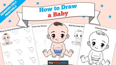 How To Draw A Baby In A Few Easy Steps Easy Drawing Guides