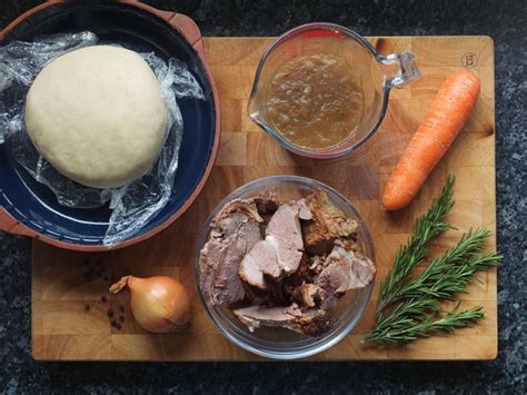 Roast Lamb And Rosemary Pie Elizabeths Kitchen Diary