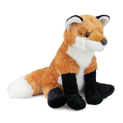 Please show me how to design a stuffed animal for my young niece. Plush Red Fox 12 Inch Stuffed Animal Cuddlekin By Wild ...