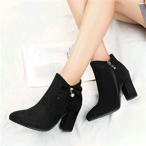 High Heel Winter Pointed Toe Cute Boots For Women Cute Boots For Women Cute Boots Womens Boots