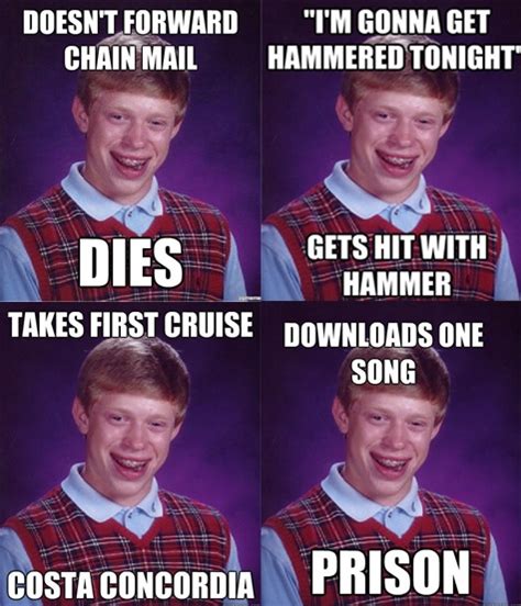 Funny Memes Hilarious It S Funny Funny Stuff Bad Luck Brian Quality Memes Concordia New