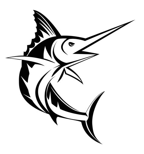 Marlin Fish Vector 15025209 Vector Art At Vecteezy