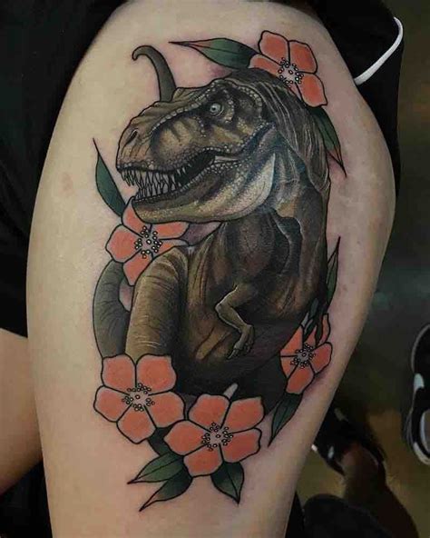 Outstanding Dinosaur Tattoos Dinosaur Tattoos T Rex Tattoo Top Tattoos