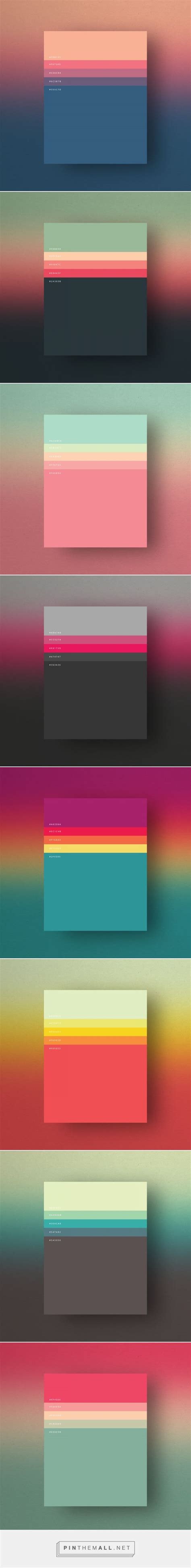 Minimalist Color Palettes By Duminda Perera Flat Colo