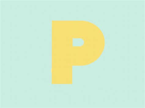 The Letter P By Motion By Tom On Dribbble